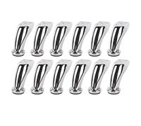 HEEPDD Partes de Muebles de Hierro Resistentes Juego de 12, Elegantes sofá de Metal con Almohadillas de Goma, Instalación Fácil para Uso Versátil en Sofás, Mesas de café, Taburetes
