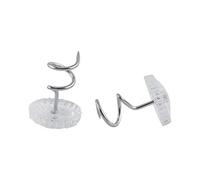 HEEPDD Pasadores de torsión de tapicería de Bricolaje, reparación de alfileres de torsión de tapicería artesanales de Cortinas Sueltas para sofá de Coche y Silla de sofá(50Pcs, 12)