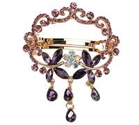 HEEPDD Pasadores para el Cabello, Pinzas para el Cabello para Mujeres y Niñas, Color Rojo Rosa, Accesorios para el Lindos y Elegantes para Cualquier Ocasión Pasadores para el, Horquilla de Aleación