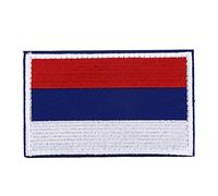 HEEPDD Patch de Bandera de los Países Europeos, Poliéster Exquisito Trabajo de Trabajo de Bordado Parche de Bandera de Uso Hermoso Versátil para Chalecos de Sombrero Chaquetas Nan (Rusia)