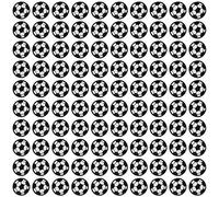 HEEPDD Patches de Bordado de 100 Piezas, 3 Cm de 1.2 Pulgadas Patrón de Bola de Fútbol Aplique Hecha a Mano Palticina de Tela de Costura Aplicación de Bricolaje Decoración de Artesanías de