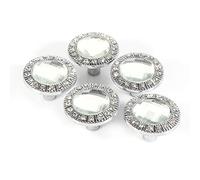 HEEPDD Paya del Gabinete, 10 Piezas de 30 Mm Clear Crystal Puerta de la Puerta de Cristal Armario Poorknob Gabinete Cajón del Cajón Manja de Tracción, Herramientas de Jardinería de la Perilla de la