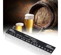 HEEPDD Pegatina del Termómetro de Cebolla Casera, Palo LCD Preciso en el Termómetro de Cerveza para el Vino de los Espíritus de la Cerveza, el Set de 5 Piezas
