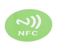 HEEPDD Pegatinas NFC, Material Adhesivo, Etiquetas NFC Portátiles para Dispositivos, 20 Piezas de Pegatinas Redondas con Chip CUID, Distancia de Lectura de 0-5 Cm para Teléfonos Móviles (GREEN)