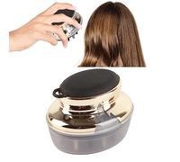 HEEPDD Peine Aplicador para el Cuero Cabelludo, Cepillo Masajeador para el Cuero Cabelludo, Herramienta para el Cuidado del con Ventana de Escala en Perspectiva para una (GOLD)