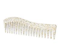 HEEPDD Peine Grande de Dientes Anchos, Peine, Tamaño de Bolsillo 7 X 2 Pulgadas para Hombres y Mujeres Peinado de Cabello Grande de Dientes Anchos, Plástico para Desenredar Nan Peluquería y Afeitado