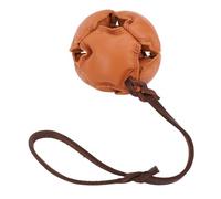 HEEPDD Pelota de Entrenamiento para Perros con Cuerda para Perros Medianos, Juguete Masticable de Cuero para Liberación de Energía, Ejercicio Interactivo para Juegos en Interiores y Exteriores