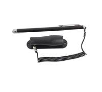 HEEPDD Pen de Pantalla Táctil Capacitiva de Metal Negro con Alta Sensibilidad, Diseño de Silicona Protectora, para Entusiastas de la Tecnología