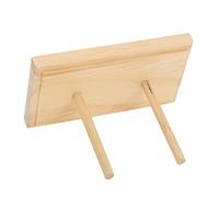 HEEPDD Pequeño Estante para Hilo de Bordar, Soporte para Hilo de Coser de Madera, Acabado Liso, Estante para Bobinas de Doble Eje para Adultos, Perfecto para Proyectos de Acolchado y Bordado Nan