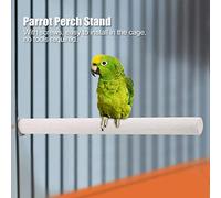 HEEPDD Percha para Pájaros, Barra de Madera para Loros y Pájaros Medianos y Grandes con Herramienta de Molienda, Fácil Instalación, Juego Divertido Descanso 2,5x35 Cm (2,5 * 30cm)