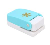 HEEPDD Perforadora de Copo de Nieve, Herramienta de Perforación Manual para Manualidades de Papel con de Alineación Preciso, Agarre Cómodo para álbumes de Recortes, Oficina, Escuela,