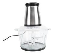 HEEPDD Picadora de Carne Eléctrica 200W 2L SUS Procesador de Alimentos de Acero Inoxidable con Motor de Cobre Puro para Verduras Frutas Nueces Cebollas Ajo (Enchufe europeo 220V)