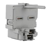 HEEPDD Piezas de Repuesto para Refrigerador Relé de Arranque por Sobrecarga del Refrigerador, Dispositivo de Protección Universal del Compresor WR08X21100 para la Serie CNE DSE Modelo de Terminal de