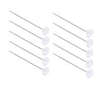 HEEPDD Pins de Ramo de Acero Inoxidable Diamante Crystal Head Sharppin para Artesanía, Boda, Joyas, Decoración Flores con Caja Almacenamiento, Aplicación Amplia