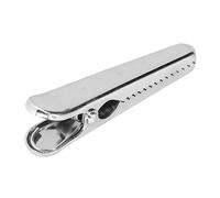 HEEPDD Pinza de Cocodrilo de Acero Inoxidable, Herramienta de Sellado Hermético para Almacenamiento de Alimentos, Ideal para Organización de café y Refrigerios, 7,9 Cm (#2)