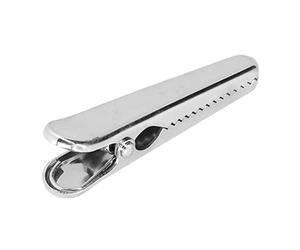 HEEPDD Pinza de Cocodrilo de Acero Inoxidable, Herramienta de Sellado Hermético para Almacenamiento de Alimentos, Ideal para Organización de café y Refrigerios, 7,9 Cm (#2)