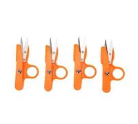 HEEPDD Pinzas para Hilos, 4 Mini Tijeras de Acero Inoxidable para Coser Acolchados, Bordados, Tijeras de Hilo Portátiles de 12 Cm para Recortar Telas, Costura, Manualidades