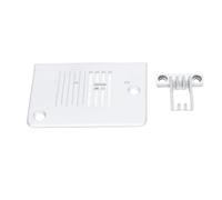 HEEPDD Placa de Aguja de la Máquina de Coser, Placa de Aguja de Acero Inoxidable de Mantenimiento Fácil para Proyectos de Manualidades de Costura para el Hogar Sastrería y Fabricación