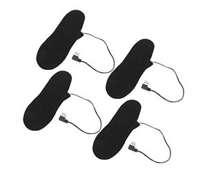 HEEPDD Plantillas Calefactoras Calentadores de Pies Eléctricos Recargable por USB Área de Calentamiento de 22 Cm Desde el Talón hasta el Dedo del Pie con Elementos Calefactores
