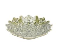 HEEPDD Plato de Cerámica Japonés para Aperitivos, Platos, Bandejas y para Frutos Secos, Frutas, Sushi, Condimentos, Postres, Elegante Diseño Retro, Pequeño de Aperitivo para Ceremonia del té y