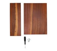 HEEPDD Portacuchillas Magnético de Madera de Doble Cara, Bloque de Almacenamiento con Imán Fuerte, Base Antideslizante con Capacidad para 10 Cuchillos para Organizador de Encimera de Cocina