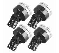 HEEPDD Post de Columna de Automóvil RC Magnet para SCX10 Axial, Aleación Aluminio, Instalación Fácil, 4pcs, Adecuado para Propietarios Modelos Automóviles RC, Hecha Aleación Aluminio 6061, (Black)