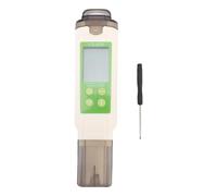 HEEPDD Probador de Calidad del Agua para Piscina, Acuario, Estanque, Mide PH, CE, TDS, SG, Sal, ORP, Temperatura con Pantalla LCD Retroiluminada IP66 (180 mm), Digital 7 en 1