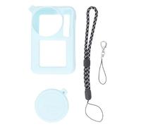 HEEPDD Protector de la Caja de la Cámara, No Fácil de Vergüenza de Silicona de la Cámara de Silicona de Goma con Cubierta de Lente Extraíble para OSMO Action 3/4/5