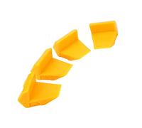 HEEPDD Protector de Mandíbula para Cambiador de Neumáticos Protector de Llanta de Rueda de Plástico 4 Piezas Insertos Resistentes Al Desgaste para Mecánicos Uso en Garaje Reduce el Contacto de Metal