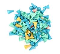 HEEPDD Protectores de Punta de Aguja, Tapones de Punta, 100 Piezas para Tejido Grueso, Herramientas Ideales para Manualidades y Entusiastas del Bricolaje Protectores de de Aguja, Silicona Suave para