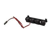 HEEPDD Proyector de coche RC, luz de techo RC con base ajustable bajo consumo de energía resaltado decorativo fresco con tornillos para coches en orugas (luz cuadrada)