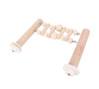HEEPDD Puente de Perca para Loros, Jaula para Pájaros, Juguete de Escalada, Perchas, área de Juego de Madera de Haya, Escalera para Pájaros, Madera, Juego Duradero, Rampa de Descanso para