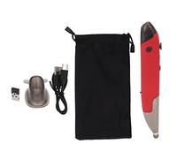 HEEPDD Ratón Inalámbrico con Bolígrafo de Entrada de Voz, Ratón con Bolígrafo de Bolsillo de Alta Precisión, Fácil de Hacer Clic, 1600 dpi para Computadora (Rojo)