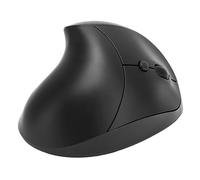 HEEPDD Ratón Vertical Inalámbrico, 6 Botones, Ratón Ergonómico, Tres Velocidades, dpi Ajustable, para Uso Doméstico (Negro)