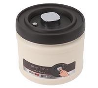 HEEPDD Recipiente de café Sellado Al Vacío, Recipiente Hermético de Acero Inoxidable para café Molido, té, Nueces con Válvula de CO2 y Rastreador de Fecha para Almacenamiento en la Cocina (1600ML