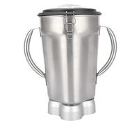 HEEPDD Recipiente para Exprimidor de 4 Litros, Piezas de Repuesto para Licuadora de Gran Capacidad con 2 Asas de Acero Inoxidable con Tapa de Montaje de Cuchilla Completa, para