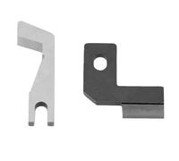 HEEPDD Reemplazo de Hoja Superior Inferior de Acero, para Máquinas de Coser L450 L460 Overlock 5020700407 5020700620 Kit con Cortes Limpios de Bordes Incisivos