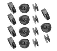 HEEPDD Reparación de Calzado Portabobinas de Lanzadera Premium Piezas de Máquinas de Reparación de Calzado, 5 Juegos de Cajas de Bobinas Chasis de Bobinas para Máquina de de Zapatos con Manivela