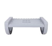 HEEPDD Reposapiés para Debajo del Escritorio con Rodillos de Masaje y Movimiento Oscilante, Reposapiés de Oficina para Espalda y Cadera, Mejora la Circulación, Postura, Accesorio de (GRAY) (GRAY)