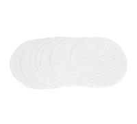 HEEPDD Revestimientos de Papel para Vaporizador, Superficie Antiadherente con Pulpa de Madera, Aceite de Silicona, 400 Unidades, Orificios Transpirables de 6,1 Pulgadas, Uniforme para Restaurante,