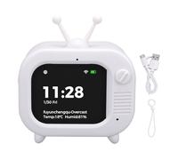 HEEPDD Robot de Juguete Multilingüe con IA en Más de 60 Idiomas, Compañero de Chat de Voz WiFi, Pantalla de 2,01 Pulgadas, 900 MAh, ChatGPT Gemini DeepSeek, Reloj Despertador
