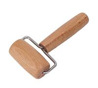 HEEPDD Rodillo de Amasar de Madera de Haya, Herramienta de Masa de Precisión para Albóndigas de Fideos de Pizza, Tamaño Compacto de 5,1x2,8x1,2 Pulgadas, Ideal para Panaderos Caseros, Resultados