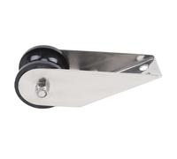 HEEPDD Rodillo de Anclaje de Proa de Barco de Acero Inoxidable con Polea Reductora de Vibración de Goma para Yates y Barcos de Pesca 160 X 75 Mm