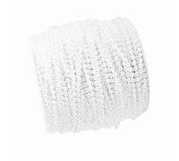 HEEPDD Rollo de Guirnalda de Perlas de 50m/1968in, Hilo de Perlas con Adornos de Cuentas con Hilo de Pescar para Decoración de Bodas, Centros de Mesa, Telón de Fondo de Ramo, Manualidades DIY, Rollo