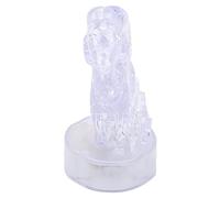 HEEPDD Rompecabezas de Cristal 3D, Material GPPS, Juguete para el Desarrollo del Cerebro, Rompecabezas de Bricolaje para Niños, Decoración Luminosa para el Hogar, Mayores de 8 Años (Aries)