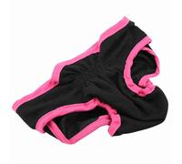 HEEPDD Ropa Interior para Perros, Pantalones Sanitarios de Algodón Suave para Mascotas, Cómodos Pañales para Perros en Calor Talla L Negro (L)
