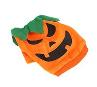 HEEPDD Ropa para Perros de Halloween, Camisa para Mascotas de Halloween, Ropa de Cosplay de, Juego de 4 Piezas con Gráficos de Fantasmas de Calabaza y Esqueleto para Perros (S)