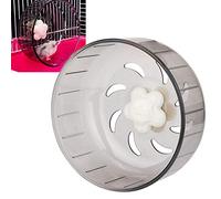 HEEPDD Rueda para hámster para Mascotas, 13cm / 5.1 Pulgadas plástico Transparente Rueda de Cinta de Correr con diseño aerodinámico Rueda de Ejercicio para Mascotas pequeñas