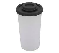 HEEPDD Salero Antiderrames, Dispensador de Pimienta de Plástico Transparente a Prueba de Humedad con Tapa Sellada, Recipiente de Condimentos Reutilizable para el Hogar, Cocina,