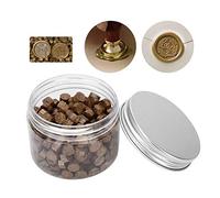 HEEPDD Sellos de Cera, Cuentas de Cera, Paquete de 200 para Invitaciones de Boda, Tarjetas de Navidad y Sobres Sellos de, Sellado de Oro Antiguo de Primera Calidad, Artesanía Nan (Bronce)